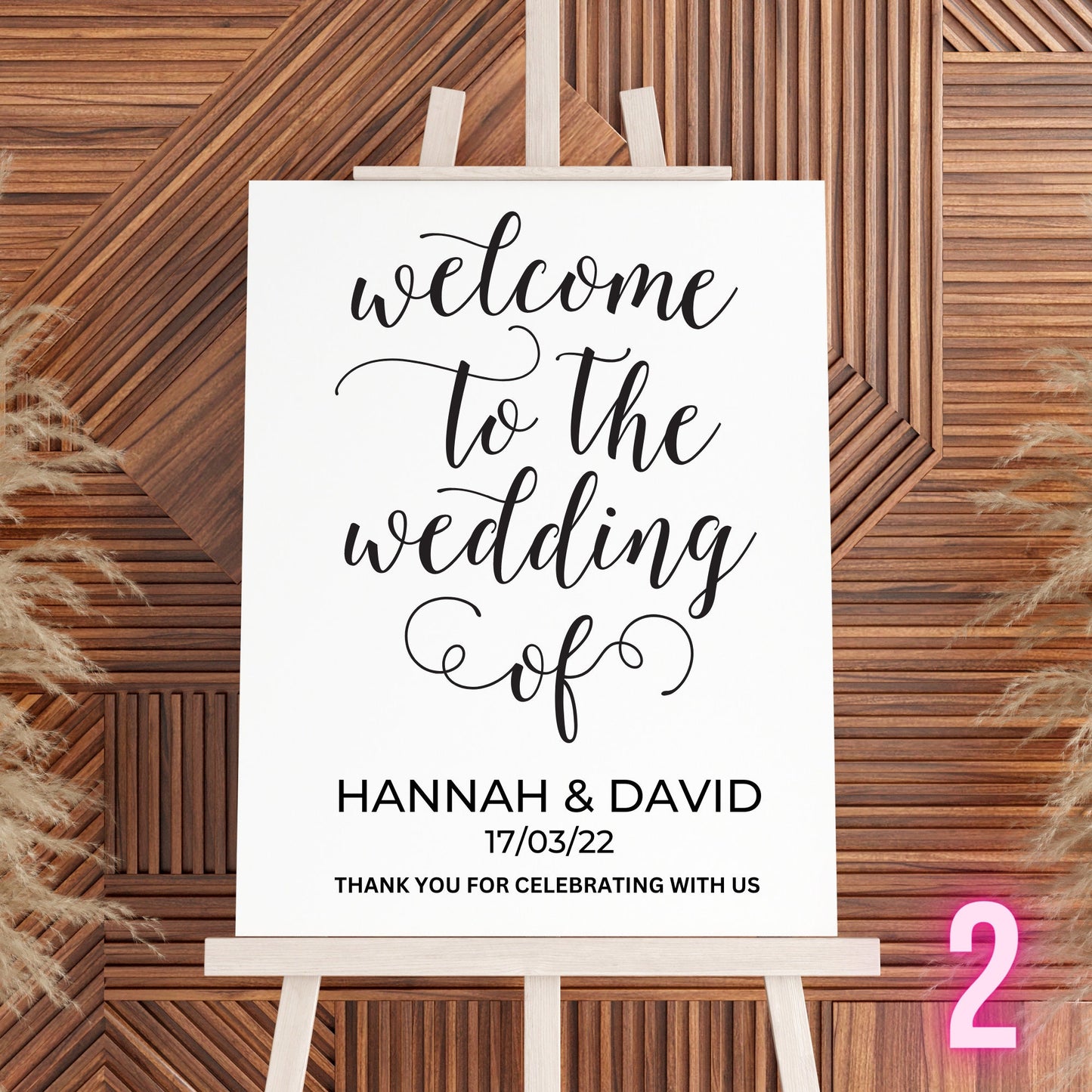 Custom Designed Wedding Vinyl Decal- Personalised with your Details - Choose Your Font, Colour and Size