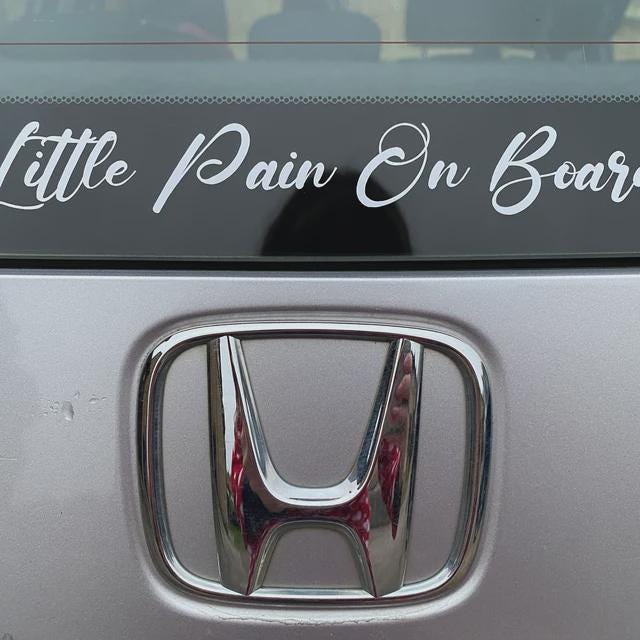 Personalised Car/Van/Camper Vinyl Decal Sticker Customise Text