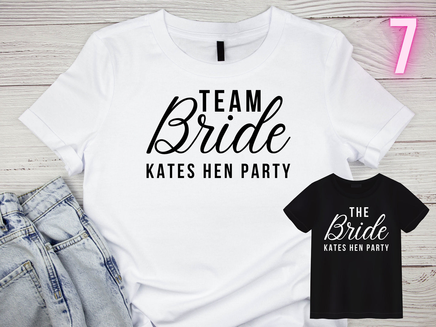 Hen Party Custom Iron On Vinyl Decal For T-Shirts - DECAL ONLY - Personalized Heat Transfer Vinyl Decal - Custom HTV for Shirts - Hen Do