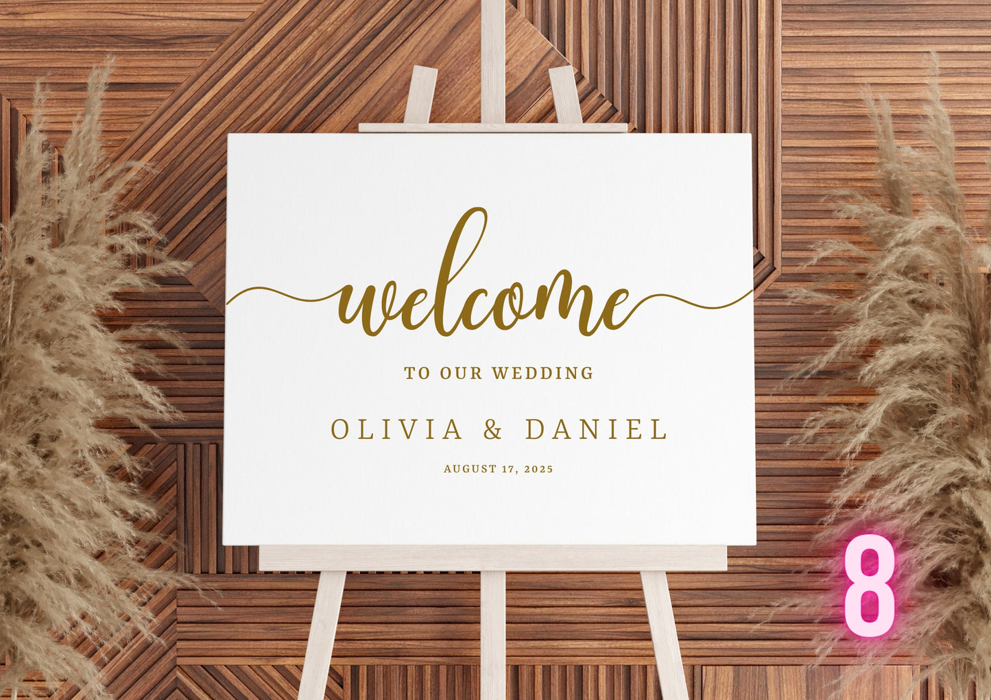 Custom Designed Wedding Vinyl Decal- Personalised with your Details - Choose Your Font, Colour and Size