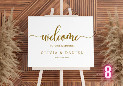 Custom Designed Wedding Vinyl Decal- Personalised with your Details - Choose Your Font, Colour and Size