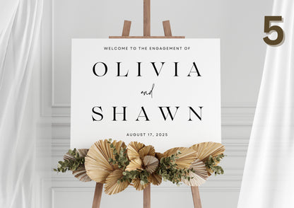 Custom Designed Engagement Vinyl Decal- Personalised with your Details - Choose Your Font, Colour and Size