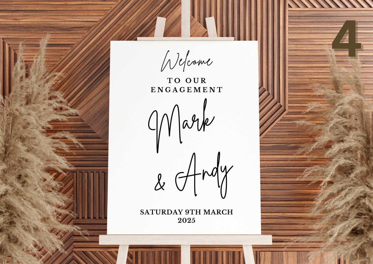 Custom Designed Engagement Vinyl Decal- Personalised with your Details - Choose Your Font, Colour and Size