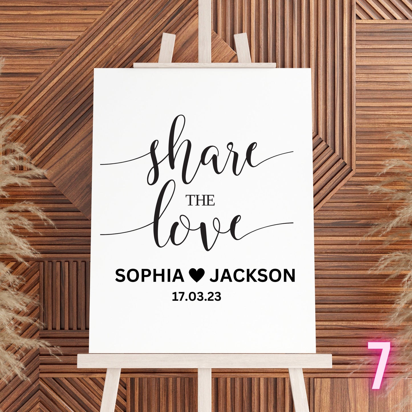 Custom Designed Wedding Vinyl Decal- Personalised with your Details - Choose Your Font, Colour and Size