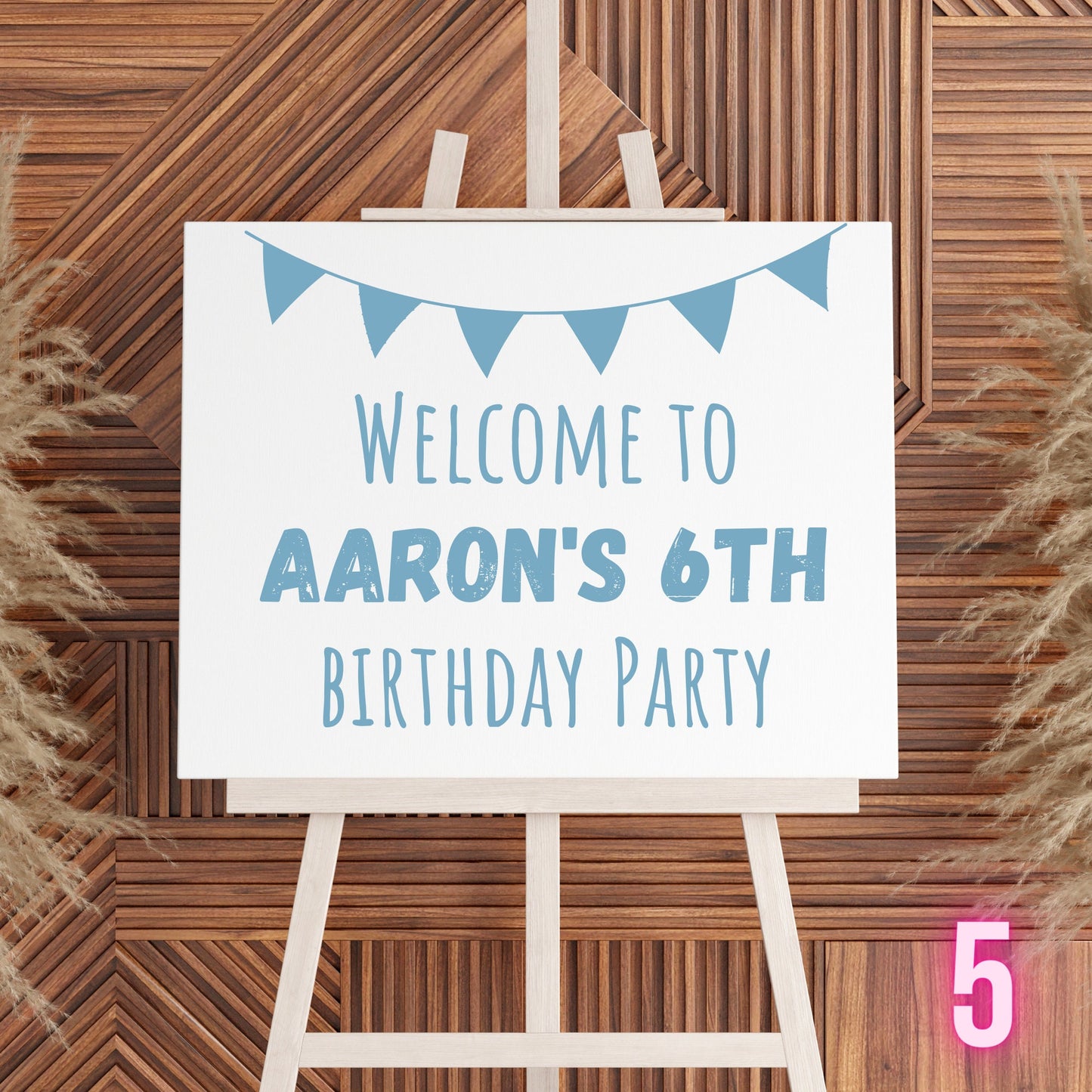 Custom Designed Birthday Party Vinyl Decal- Personalised with your Details - Choose Your Font, Colour and Size