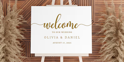Custom Designed Wedding Vinyl Decal- Personalised with your Details